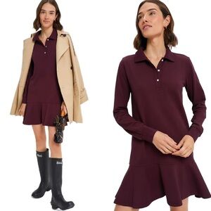 Tuckernuck Long Sleeve Pique May Polo Dress
